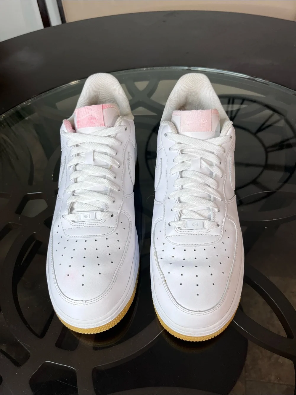 Nike Air Force 1 Low White Gum Brown Mens Sz 13
